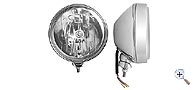 X-Tre, halogen driving light with position light - White lens