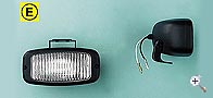 Pair Elite, fog clear lens projectors 135x73 mm