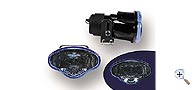Cat-Eyes, halogen driving lights with Led position light.