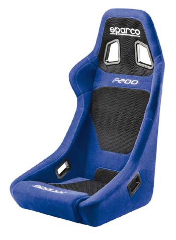 Sedile monoscocca Sparco F200 Blu
