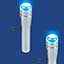 Chrome led door lock pins