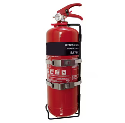 Hand-held 2KG Fire Extinguisher - FIA and EC Approved