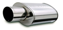 Universal performance mufflers with CE approval