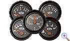 Racing gauges with black dial