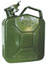 Steel petrol tank army green 5 LT