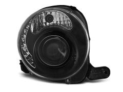 Coppia Fari anteriori neri con LED