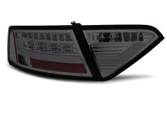 Coppia Fanali posteriori LED fume con barre LED