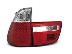 Coppia Fanali posteriori LED rossi bianchi