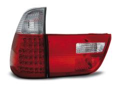 Coppia Fanali posteriori LED rossi bianchi