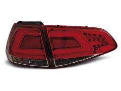 Coppia Fanali posteriori LED rossi bianchi con barre LED