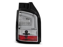 Coppia Fanali posteriori LED cromati con barre LED