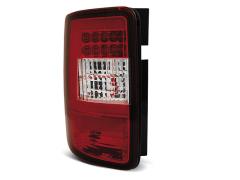 Coppia Fanali posteriori LED rossi bianchi con barre LED